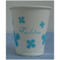 Blue Flower Disposable Paper Cup, 7 Oz Paper Cups